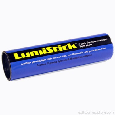 Lumistick 4 Glow Sticks, Yellow, 25 ct